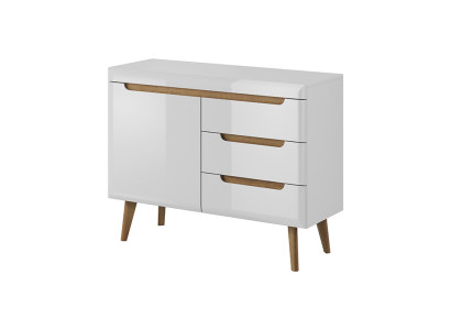 Hochglanz Neu Kommode Sideboard Schrank Regal 107cm Schränke Regale