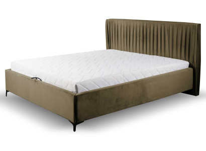 Modernes Bett Design Betten Holz Textil Schlafzimmer Bettgestell