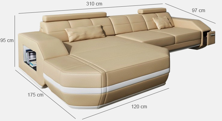 Ecksofa Sofa Couch Polster Design Wohnlandschaft Design Eckgarnitur