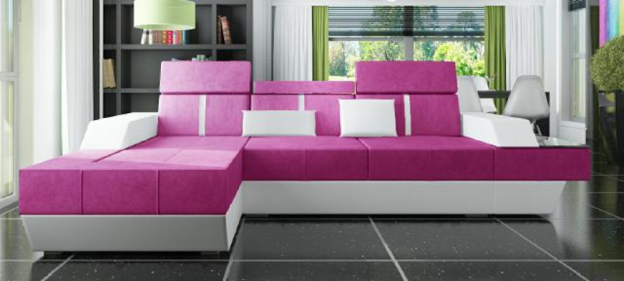 Stoffsofa Ecksofa Textil Stoff Wohnlandschaft Polster Neu Textilsofa Sofa Couch