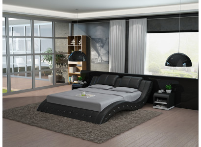 Luxus Leder Bett USB Design Polster Betten Doppel Modernes Ehe140/160/180 LB8824