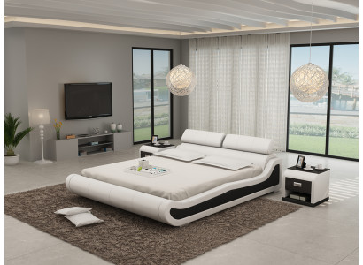 Luxus Leder Bett Design Polster Betten Doppel Modernes Ehe 140/160/180 cm