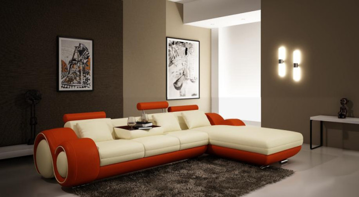 Exklusives Wohnambiente mit unserem Luxuriösen Ecksofa in L-Form