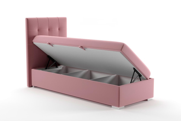 Luxus Boxspring Bett Hotel Betten Polster Funktion Bettkasten 90x200cm