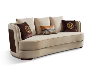 Designer Sofa Couch Polster Sofas Couchen Leder Neu 3 Sitzer Dreisitzer