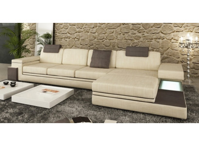 Neues gepolstertes Ecksofa in Ledersofa L-Form für das Wohnzimmer 