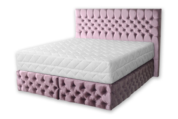 Schlafzimmer Bett Betten Polster Doppel Ehe Hotel Luxus Leder Moderne
