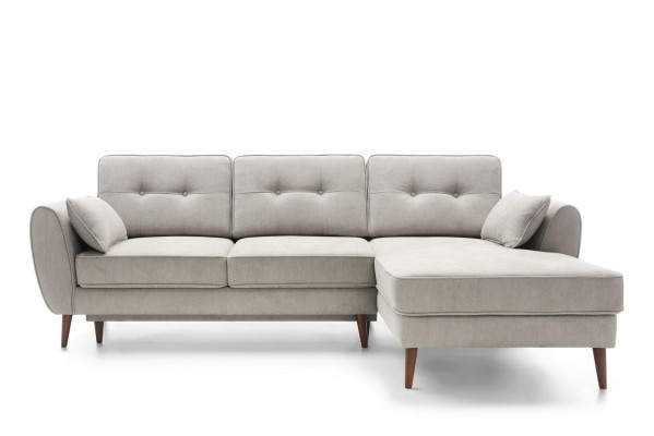 Sofas Design Ecksofa L-Form Möbel Bett Funktionen Textil Leder Schlafsofa