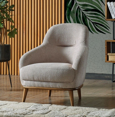 Sessel Polster Sitzer Design Couch Relax Stoff Design Sessel Club Lounge