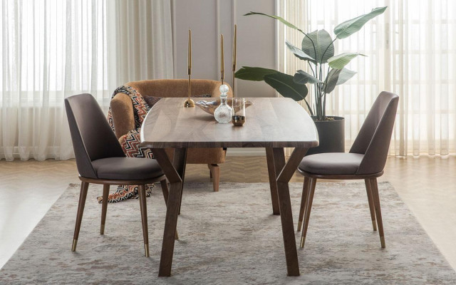 Garnitur Esszimmer Stuhl Set 6x Stühle + Esstisch Luxus Möbel Gruppe Essgruppe