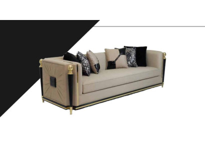 Dreisitzer Couch Polster Möbel Sofa Couchen Möbel Design Möbel Stoffsofa