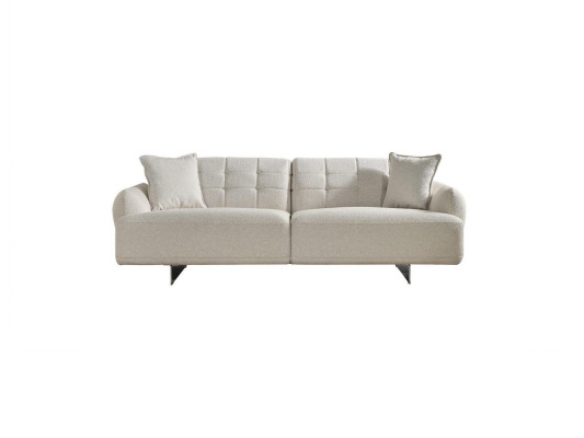 Luxus Couchen Polstersofa Weiß Komplette Dreisitzer Sessel 2tlg Sofas