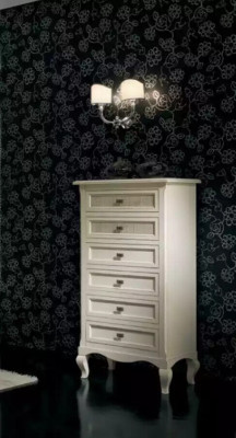 Bett 2x Nachttische 4 tlg. Schlafzimmer Set Möbel Kommode Luxury Neu