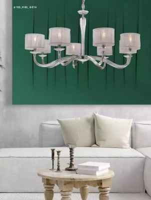 Luxuriöser klassischer Kronleuchter Deckenleuchte weiß Kronenleuchter Lampe
