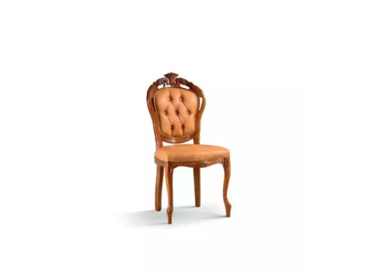 Luxus Stuhl Braun Esszimmer Designer Holz Möbel Stuhl ohne Armlehne