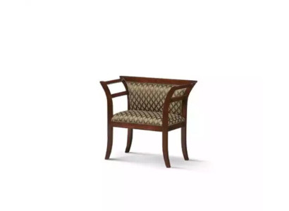 Esszimmer Holz Stühle Polster mit Armlehne Stuhl Braun Design Wohnzimmer