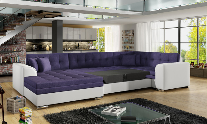 Gäste Zimmer Wohnzimmer Polster Schlafsofa Bettfunktion Sofa Couchen