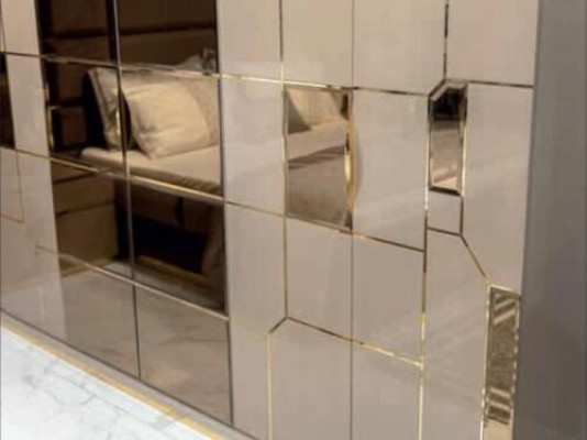 Kleiderschrank Spiegel Luxus Schrank Schlafzimmer Schränke Möbel