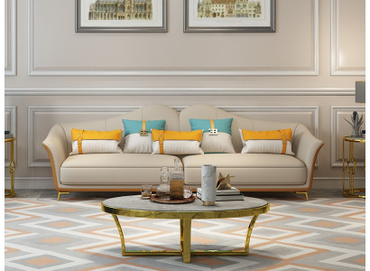 Luxus Dreisitzer Couch Sitz Polster 3 Sitz Polster Couchen Loung Club Neu Sofa