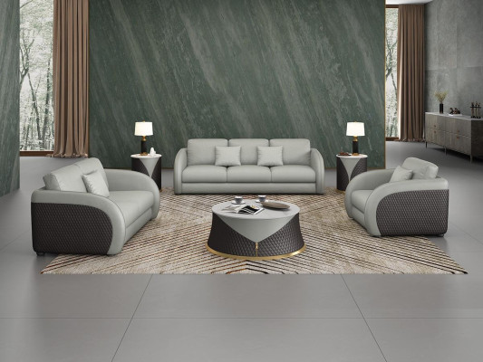 Dreisitzer Italienische Möbel Stil Sofa 3 Sitzer Modernes Sofa Ledersofa