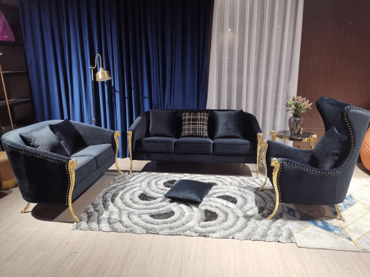 Design 3 Sitzer Relax Sofas Club Lounge Sofa Textil Polster Couch Stoff Couchen