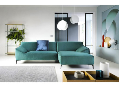 Ecksofa L-Form Wohnlandschaft Sofa Couch Polster Ecke Garnitur Stoff Sofas Neu