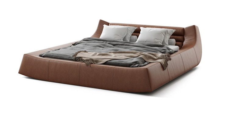 Doppelbett Design de Luxe Luxur Polsterbett Designbett Leder Betten Für
