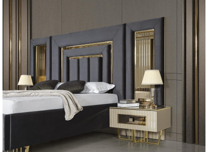 Nachttisch Möbel Beistelltisch Schlafzimmer Einrichtung Design Luxus Italien neu