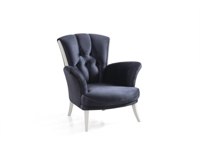 Sessel 1-Sitzer mit Textil Polsterung Luxus Design Sessel für Wohnzimmer