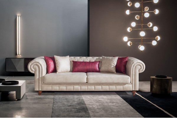 Modern Polster Sofas Designsofa Dreisitzer Sitz Neu Designer Sofa 3 Sitzer