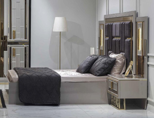 Betten Schlafzimmer Luxus Bettrahmen Design Polster Bett Designer