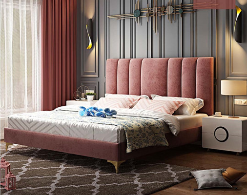 Bett Polster Design Luxus Doppel Hotel Deko Betten Ehe Schlaf Zimmer Leder