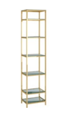 Regal Glas Metall Standregal modernen Design Trenn Wand Glas Regale