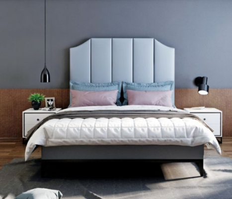 Bett Polster Design Luxus Doppel Hotel Betten Schlaf Zimmer Leder 180x200cm
