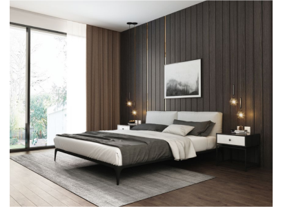 Polsterbett Betten Bett Hotel Polster Designer Doppel Luxus Deko Design