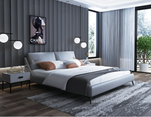 Modernes Holz Bett Edles Designer Möbel Betten Doppel Neu Schlafzimmer