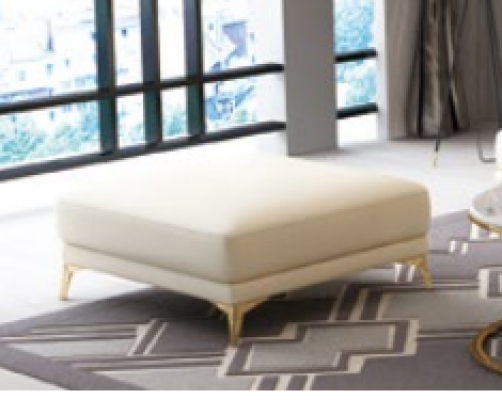 Garnitur Designer Sofa Couch Ecksofa mit Hocker Polster Wohnlandschaft