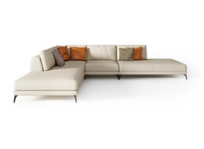 Ecksofa Polster Garnitur Wohnlandschaft Dekor L Form Designer Sofa Couch