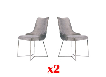 Garnitur Stuhl Set Gruppe Stühle 2x Gruppen Sessel Lehn Polster Hotel