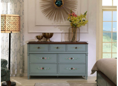 Kommode 150cm Sideboard Schrank Anrichte holz Schrank Möbel Kommoden Massivholz