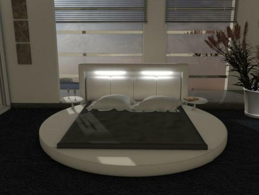 Rundes Bett Design Betten Polsterbett Rundbett Polster Round 