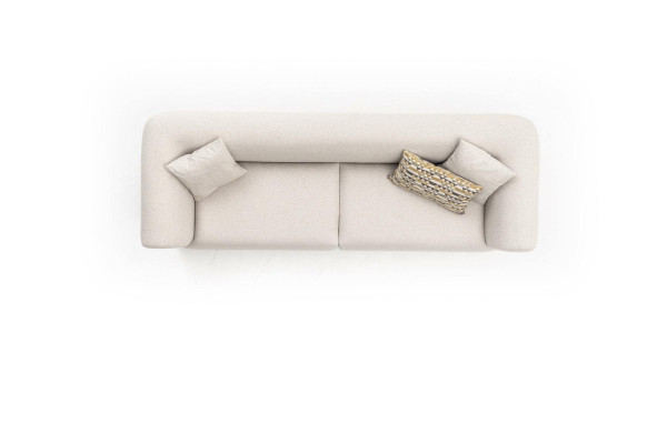 Modern Sofa 3 Sitzer Beige Dreisitzer big 250cm Sofas Couch Luxus Möbel Neu