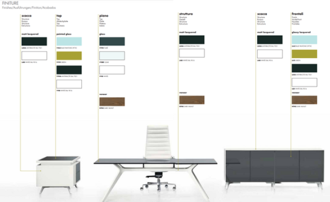 Ecktische Schreibtisch Italienische Tisch Einrichtung Frezza Computermöbel Tisch