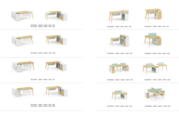 Tisch & Aktenschrank Büroeinrichtung 2tlg. Chef Regal Set Schreibtisch