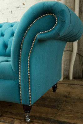 Chesterfield Couch xxl big sofa couchen samt leder textil polster sofas 4 sitzer