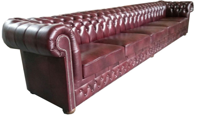 Chesterfield Sofa 8 SITZER XXL Polster Designer Couchen Sofas Garnitur Sofa Neu