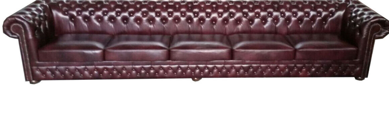 Chesterfield Sofa 8 SITZER XXL Polster Designer Couchen Sofas Garnitur Sofa Neu
