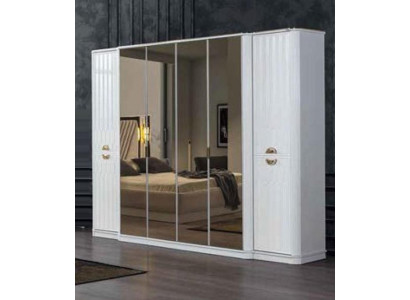 Kleiderschrank Spiegel Holzmöbel Schränke Italien für Schlafzimmer