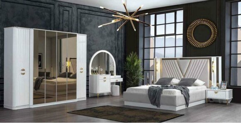 Kleiderschrank Spiegel Holzmöbel Schränke Italien für Schlafzimmer