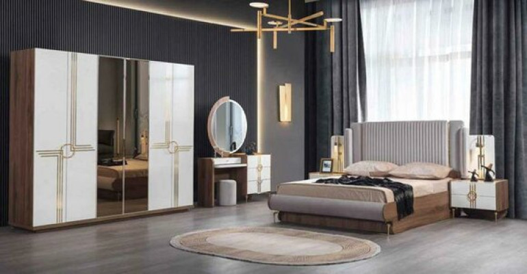 Kleiderschrank Schlafzimmer Holz Klassischer Schrank Möbel Schränke